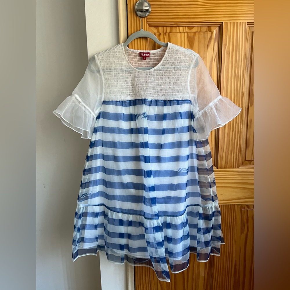 STAUD Ruffle Dress - Picture 2 of 8